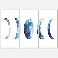 Designart - Magic Blue Moon Phases