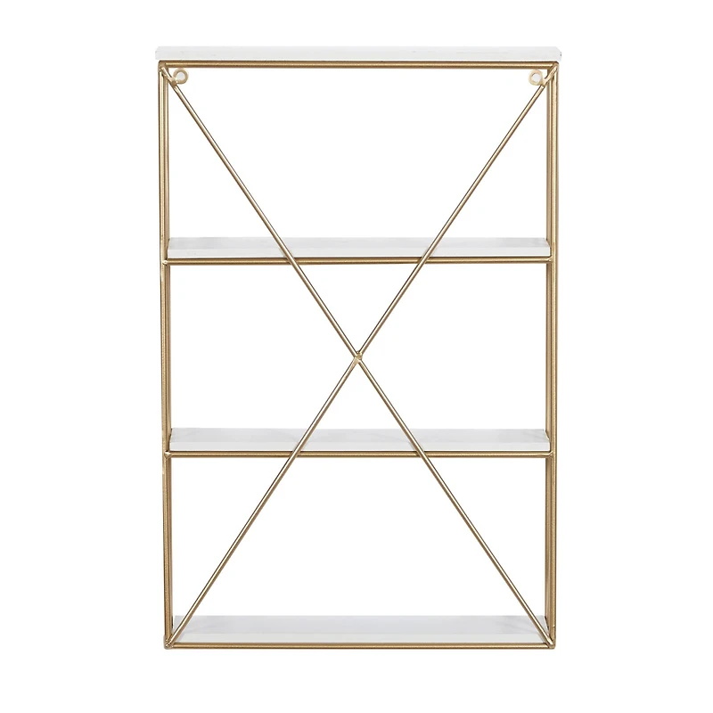 Gold Glam Wall Shelves