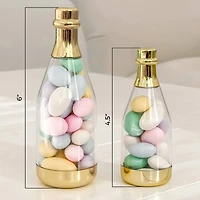 Kate Aspen® Medium Gold Metallic Champagne Bottle Favor Containers, 12ct.