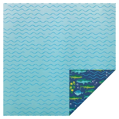 Aquatic Double-Sided Cardstock Paper by Recollections™, 12" x 12"
