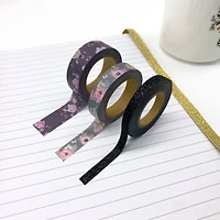 Dark Floral Washi Tape Set by Recollections™