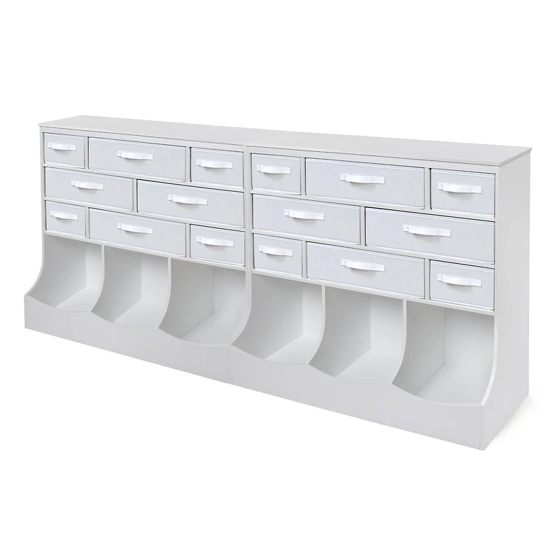 Badger Basket White Baskets & Bins Storage Station