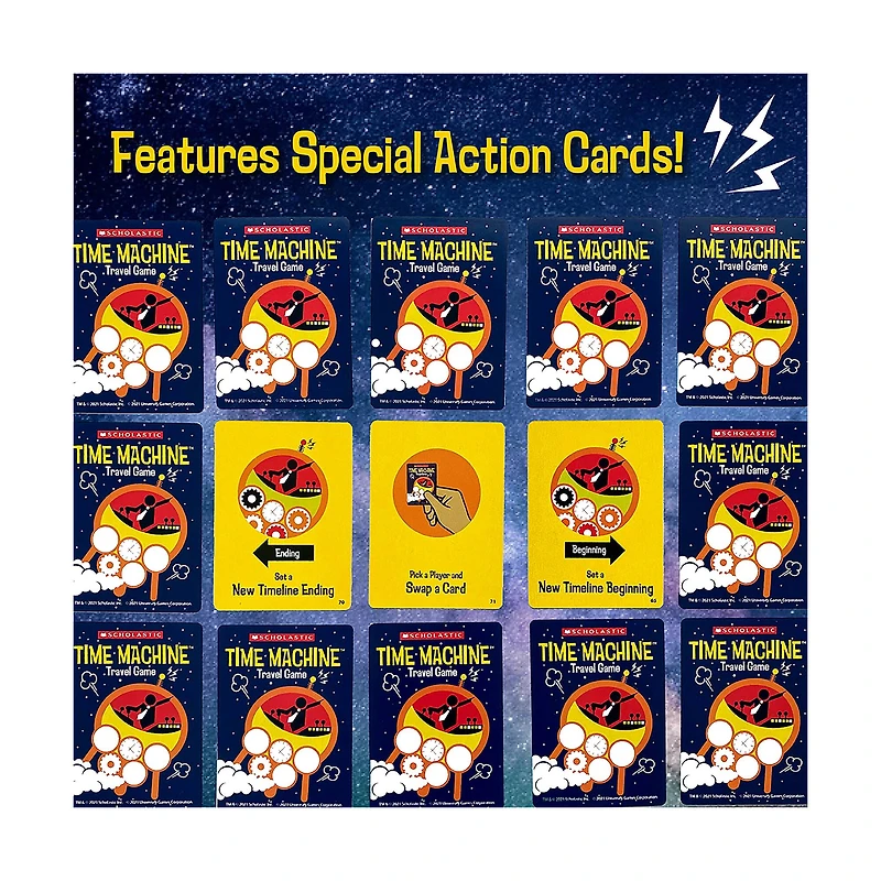 Scholastic Time Machine Travel Game Tin