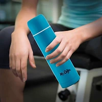 Mr. Coffee Javelin 16oz. Blue Stainless Steel Thermal Travel Bottle