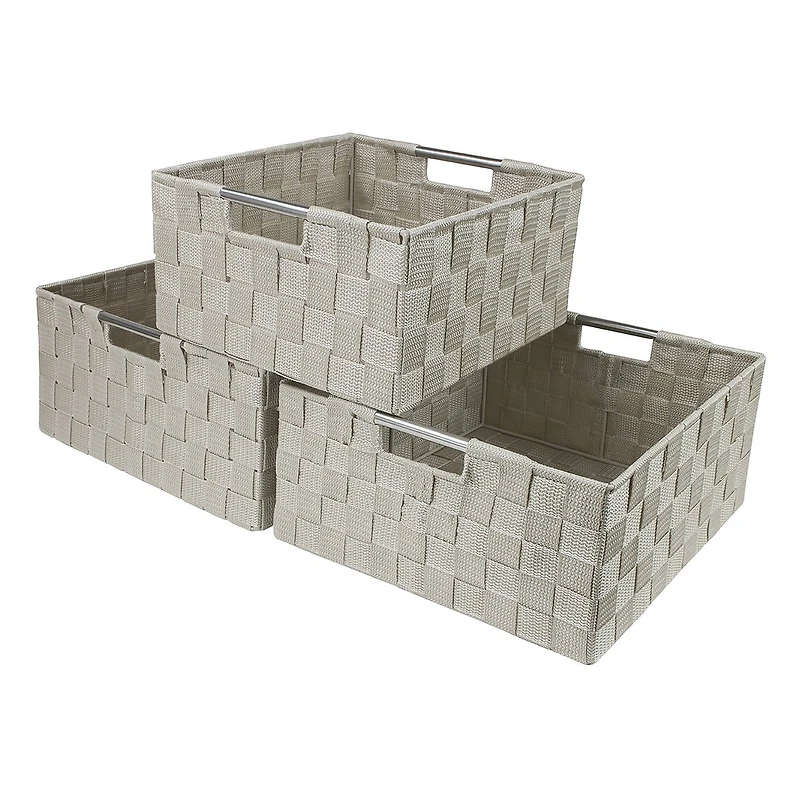 Sorbus 3-Piece Woven Basket Set