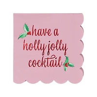 Holly Jolly Beverage Napkins, 20ct. by Celebrate It™