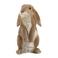 9.25" Curious Rabbit Garden Statue