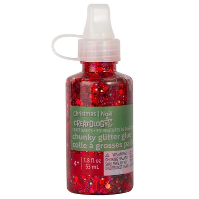 1.8oz. Red Iridescent Chunky Glitter Glue by Creatology™