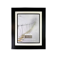 4 Pack: Wide Black Frame, 20" x 24" With 16" x 20" Mat, Home Collection By Studio Décor®