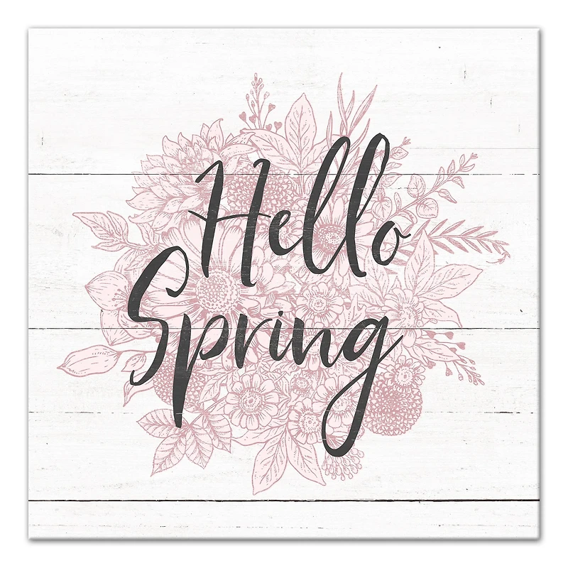 Hello Spring Canvas Art