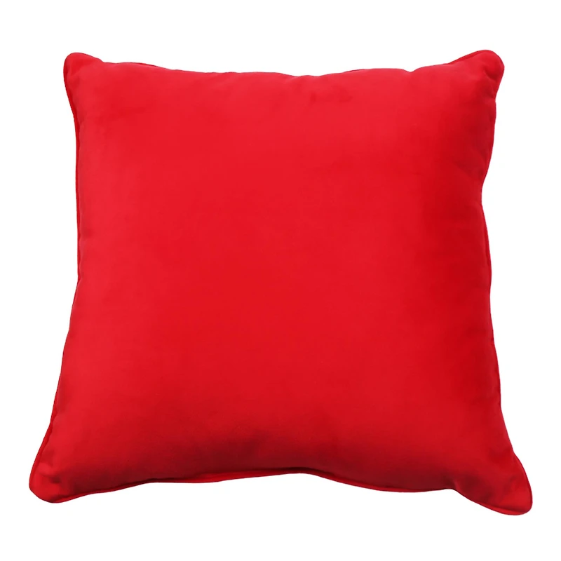 16" x 16" Red Velvet Bow Throw Pillow by Ashland®