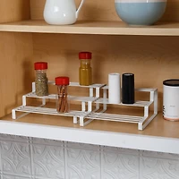 Honey Can Do White 3 Tier Expandable Spice Rack