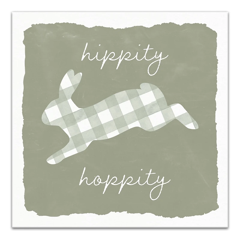 Hippity Hoppity Bunny Canvas Wall Art