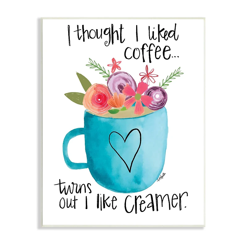 Stupell Industries Thought I Liked Coffee Wall Plaque
