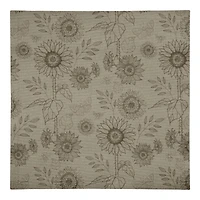 Sunflower Icons Cotton Twill Napkin