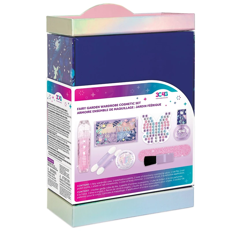 Make It Real™ 3C4G® Fairy Garden Wardrobe Cosmetic Set