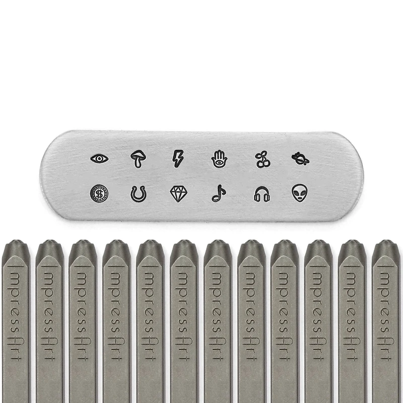 ImpressArt® 3mm Trends Metal Stamps Pack