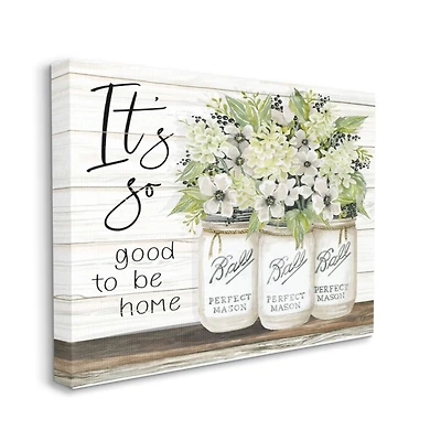 Stupell Industries It's So Good To Be Home Floral Wall Art