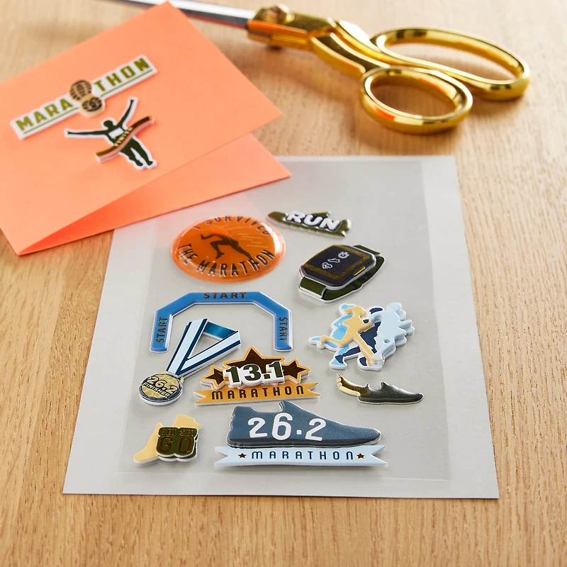 Marathon Running Stickers by Recollections™