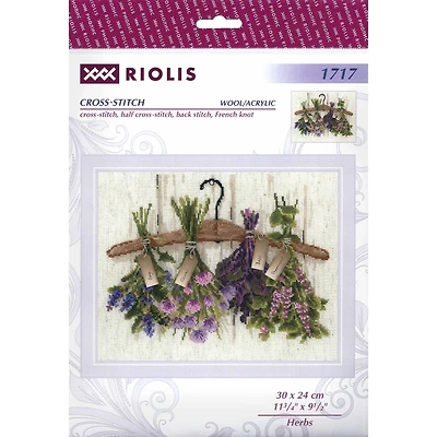 RIOLIS Herbs Cross Stitch Kit