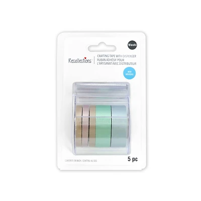 Metallic Morandi Colors Crafting Washi Tape & Dispenser Set by Recollections™