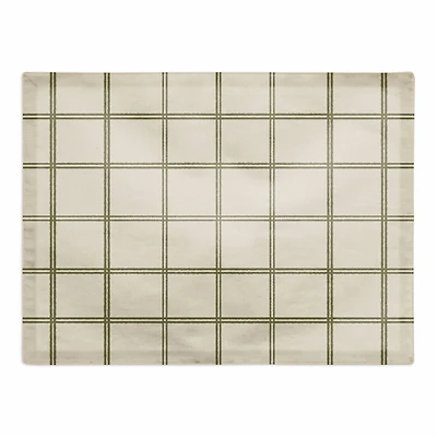 Cream Check Cotton Twill Placemat