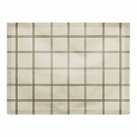 Cream Check Cotton Twill Placemat
