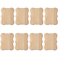 8 Pack: 12" x 9" Beveled Wood Parenthesis Plaque by Make Market®