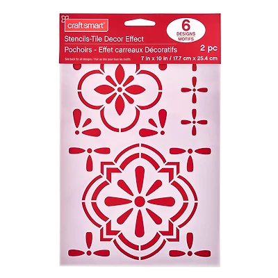 Tile Décor Effects Stencil Set by Craft Smart®