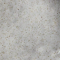 Hello Honey® 5" White Speckled Stoneware Organic Shaped Footed Dish