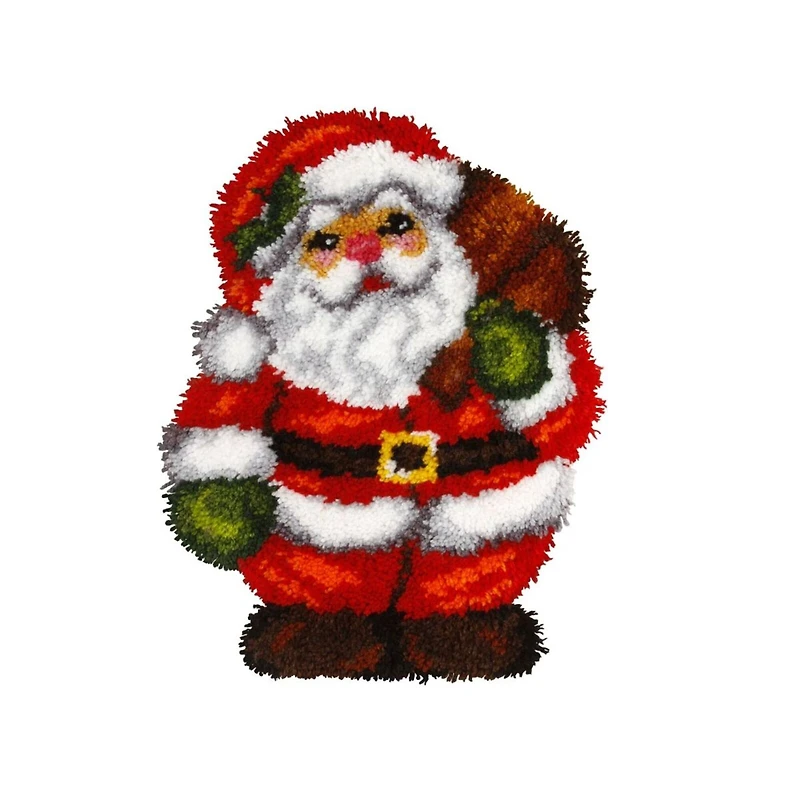 Orchidea Latch Hook Cushion Kit Santa Claus