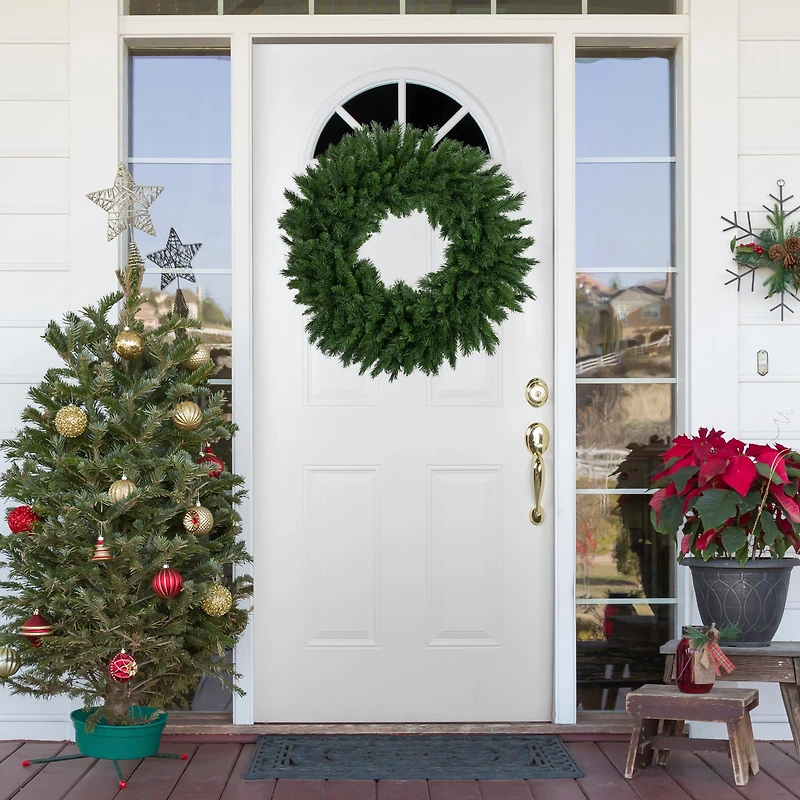 36" Lush Mixed Pine Artificial Christmas Wreath