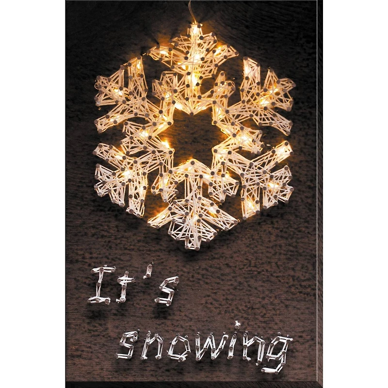 Abris Art Snowflake String Art Creative Kit