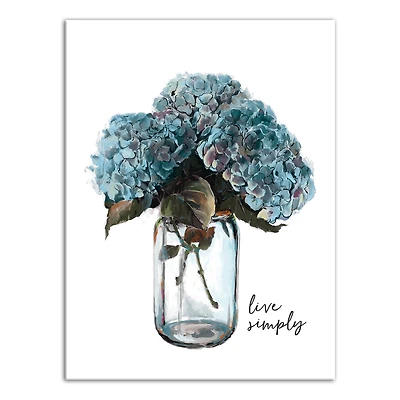Live Simply 12" x 16" Canvas Wall Art