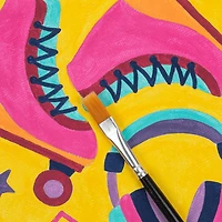 VIVID by Brea Reese® Retro Square Acrylic Paint-by-Number Kit