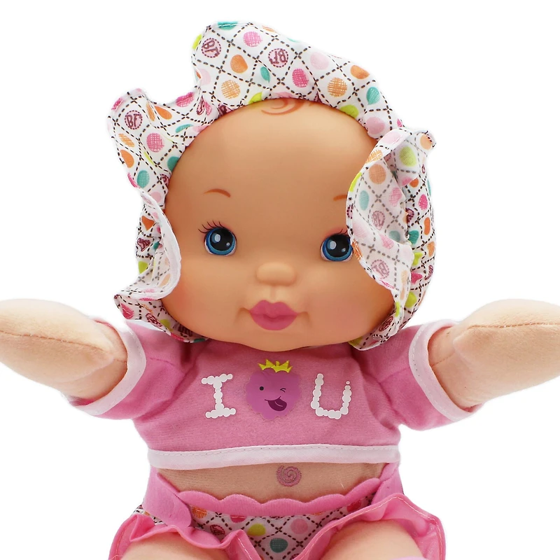 Goldberger Baby's First® Smartie Pants™ 12" Baby Doll with Pink Outfit