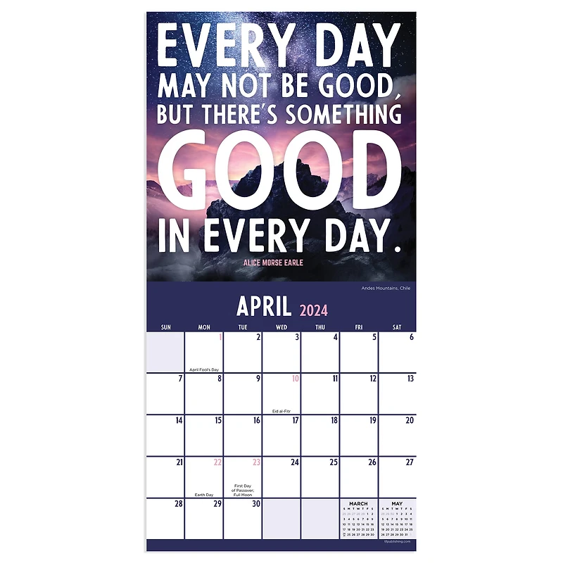 TF Publishing 2024 Soar Mini Calendar