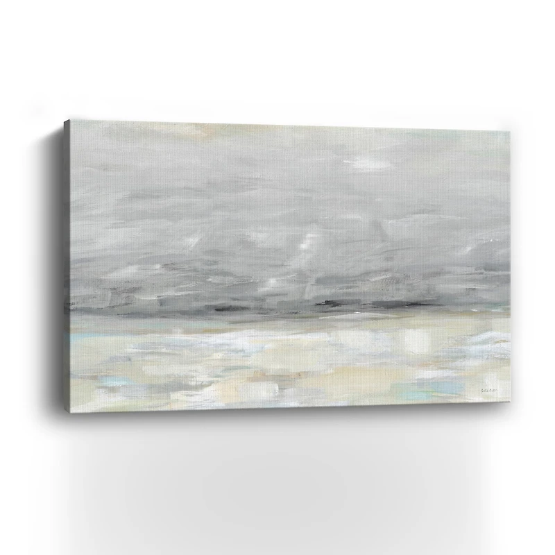 Gray Skyline Landscape Canvas Giclee
