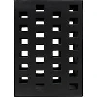 18" Black Wood Accent Table