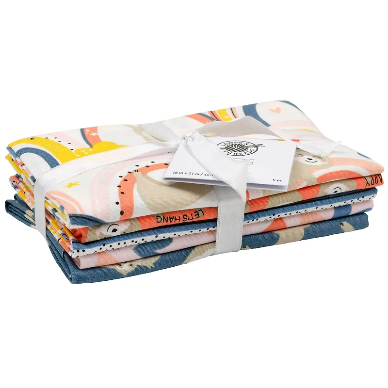Sloth Themed Fabric Bundles by Loops & Threads™