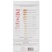 6 Pack: White Taklon Brush Pack by Craft Smart®