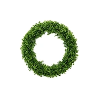20" Artificial Boxwood Wreath
