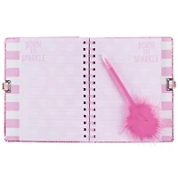 Make It Real 3C4G® Born To Sparkle Glitter Locking Journal