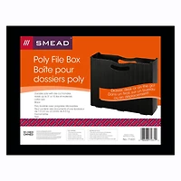 Smead® Poly File Box, 2ct.