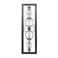 62" Brown Metal Rustic Wall Décor