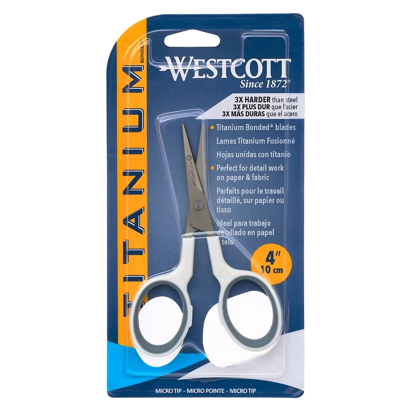 Westcott® Straight Titanium Scissors