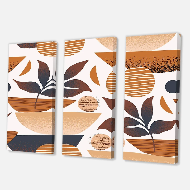 Designart - Tropical Leaf Silhouettes and Shapes I