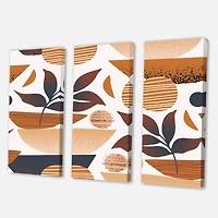 Designart - Tropical Leaf Silhouettes and Shapes I
