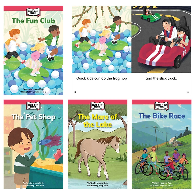 Creative Teaching Press® Sound-It-Out Stories Decodable Readers, Set of 18