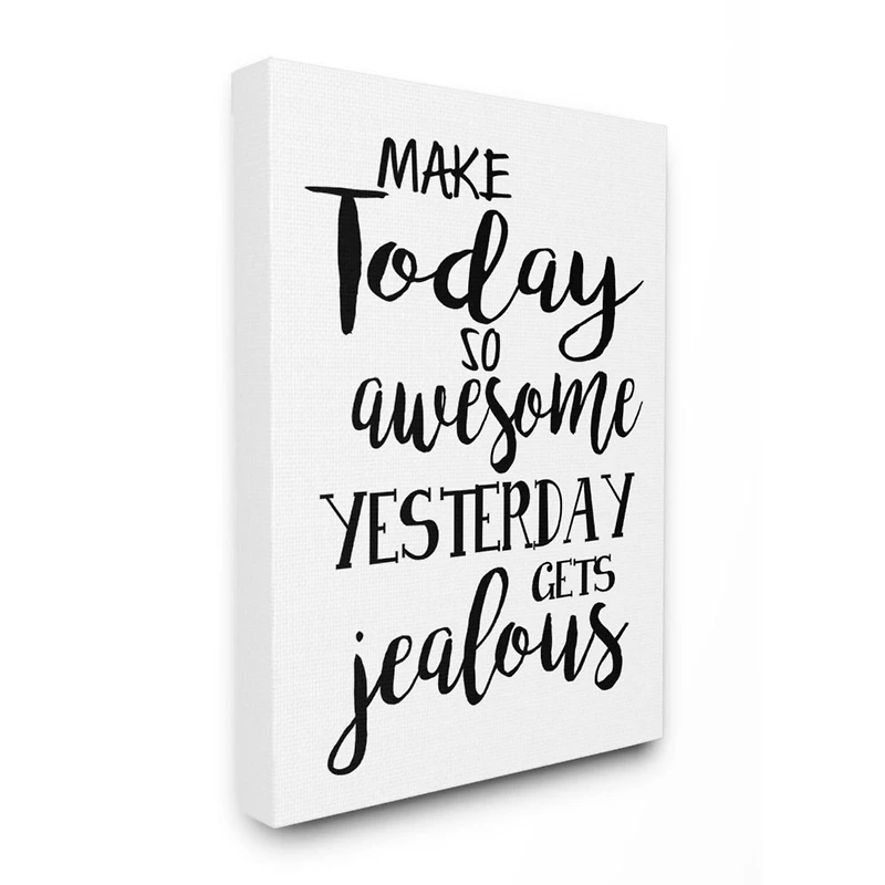 Stupell Industries Make Today Awesome Canvas Wall Art